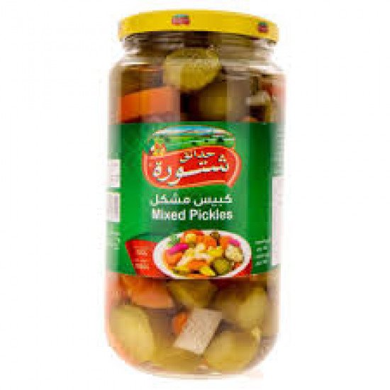 مخلل مشكل شرائح حدائق شتورة 600 جرام