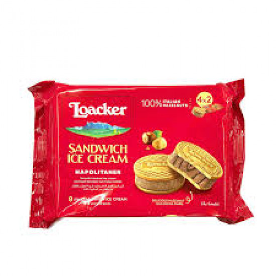 ايس كريم لواكر بسكوت بحشوة البندوق 4 *2 460 مل