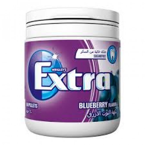 علك اكسترا نكهة التوت الازرق خالية من السكر  84 جرام