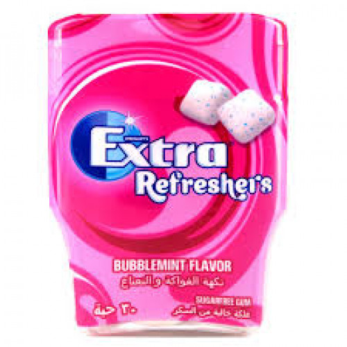 علك اكسترا نكهة الفواكة و النعناع خالية من السكر 30 حبة