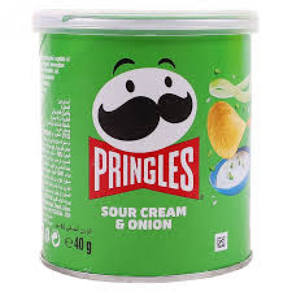 شيبس برينجلز بنكهة البصل 40 جم شيبس برينجلز بنكهة البصل 40 جم