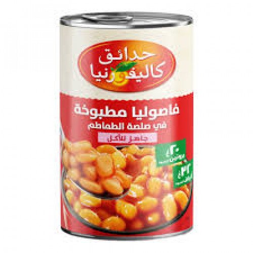 حدائق كاليفورنيا فاصوليا مطبوخة 420 جرام