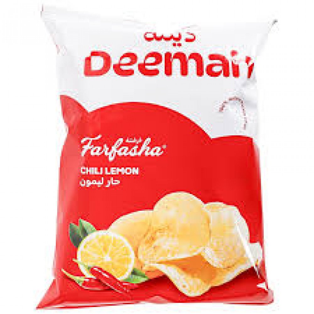 شيبس فرفشة حار ليمون 75 جرام شيبس فرفشة حار ليمون 75 جرام