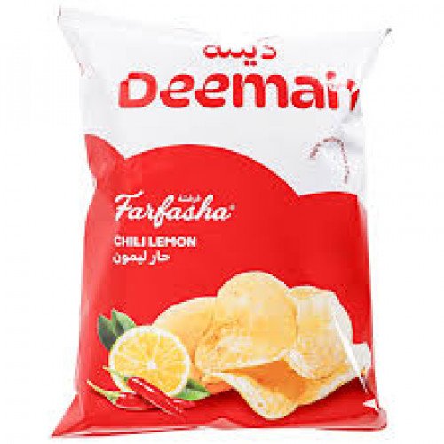 شيبس فرفشة حار ليمون 75 جرام