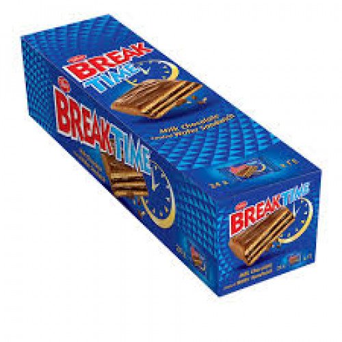 كرتون شوكلاته بريك تايم ويفر ساندويش 24 حبه 13 جم
