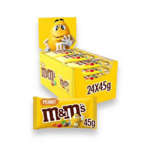  كرتون شوكلاته ام اند امز  بالبندق 45 جرام 24 حبة 