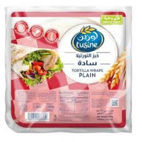 خبز تورتيلا ابيض لوزين 240 جرام