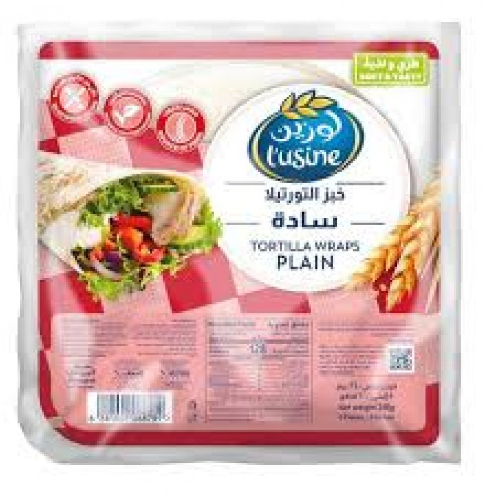 خبز تورتيلا ابيض لوزين 240 جرام خبز تورتيلا ابيض لوزين 240 جرام