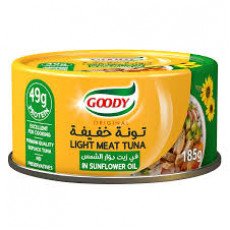 تونا قودي زيت دوار الشمس 185 جرام