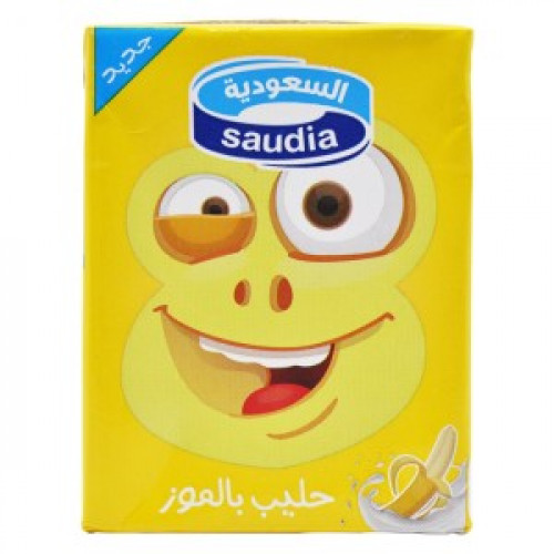 حليب السعودية طويل الأجل - الموز - 200 مل