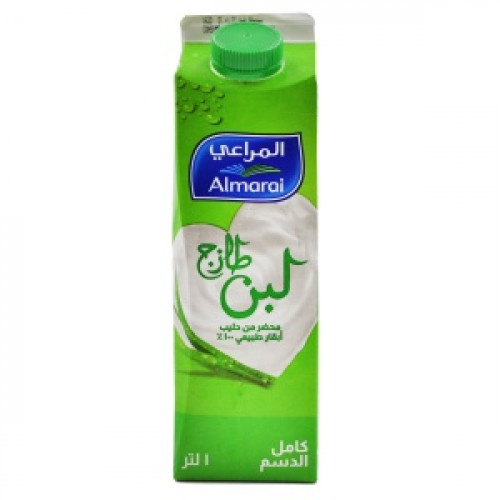 لبن المراعي طازج - كامل الدسم - 1 لتر
