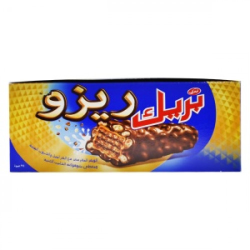 ريزوويفر مقرمش مع الكراميل والحبوب الهشة مغطي بالشوكلاتة كرتون 20 جرام - 24 حبة