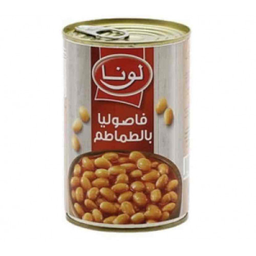 فاصوليا بالطماطم لونا 380 جم