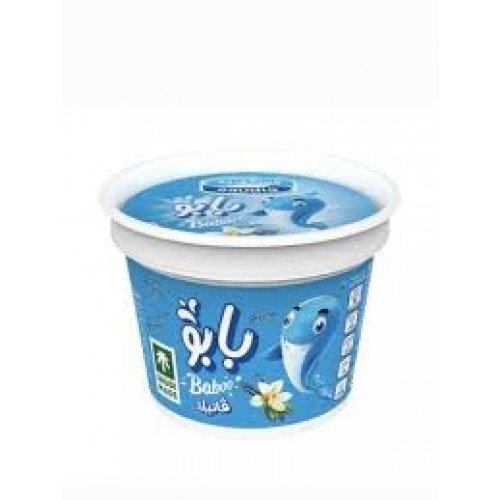 ايس كريم بابو كاس فانيلا 120 مل