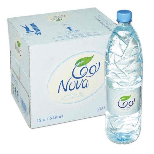 مياه نوفا كرتون _1.50  لتر