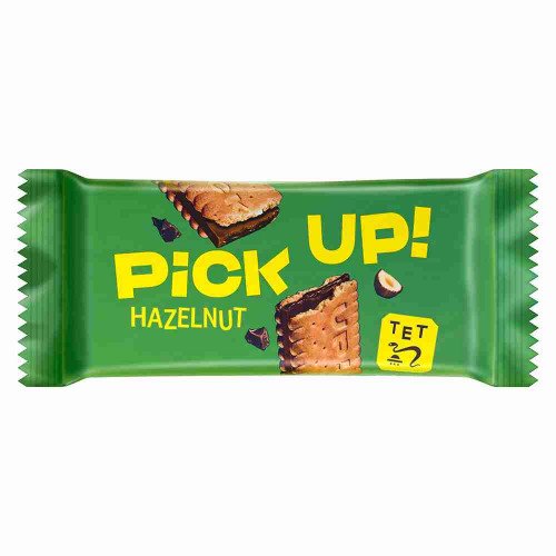 بسكويت بيك أب هيزلنت شوكولاتة بالحليب مع حشوة البندق _28غرام