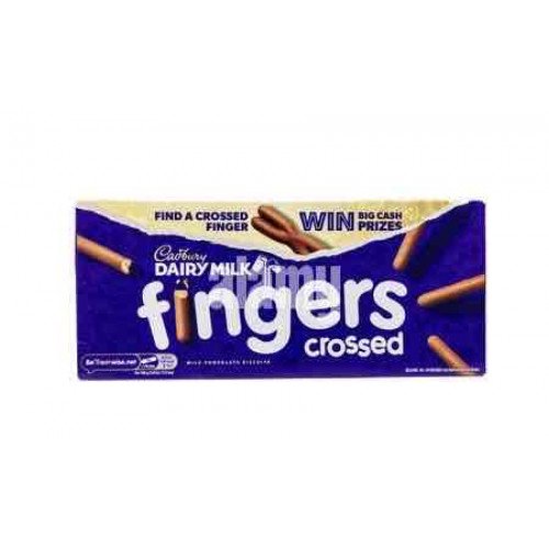 أصابع بسكويت مغطي بالشوكولاتة حليب كادبوري -مستورد-114غ