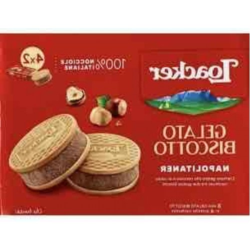 ايس كريم لواكر بسكويت بحشوة البندق -مستورد-460مل