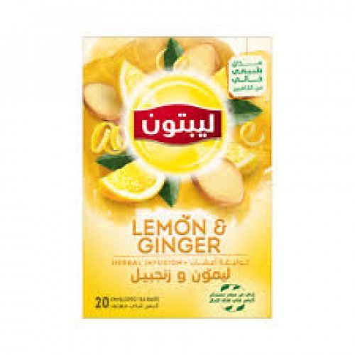 شاي ليبتون بالزنجيبل ولليمون 20 كيس