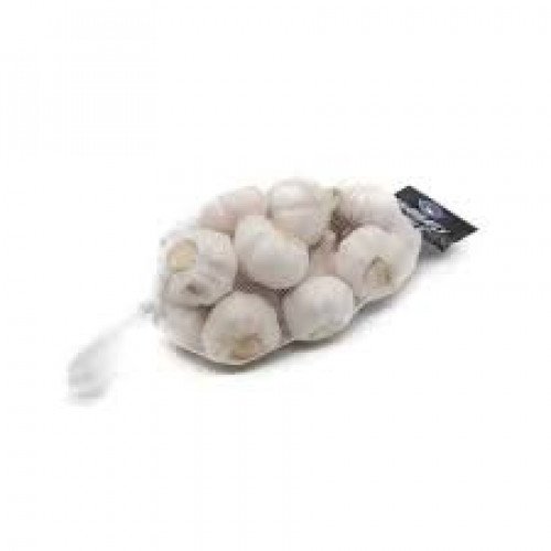 كيس ثوم طازج صغير