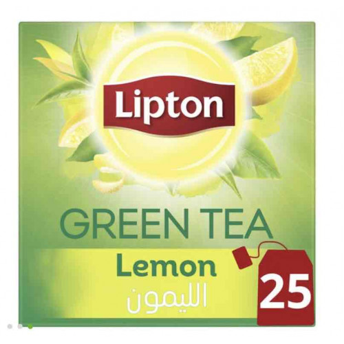 شاي اخضر ليبتون ليمون 25 حبة