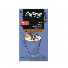كرتون قهوة كوفيك لاتيه التوت الأزرق 24 جم*10