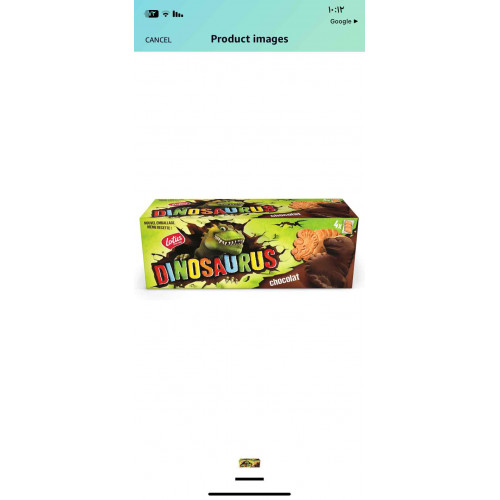 بسكويت لوتس ديناصور  بشوكولاتة بالحليب _مستورد_225 ج