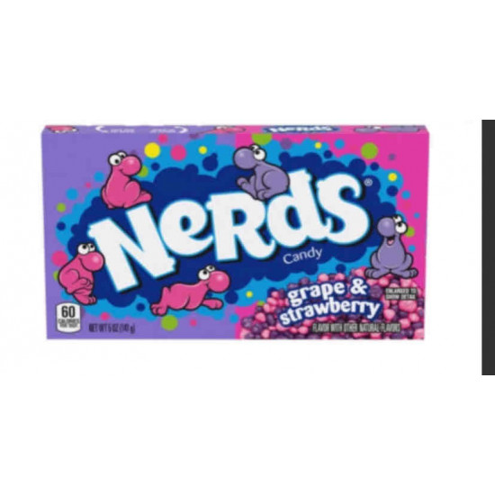 حلاوة نيردس بنكهة العنب و الفراولة _مستورد _142غ