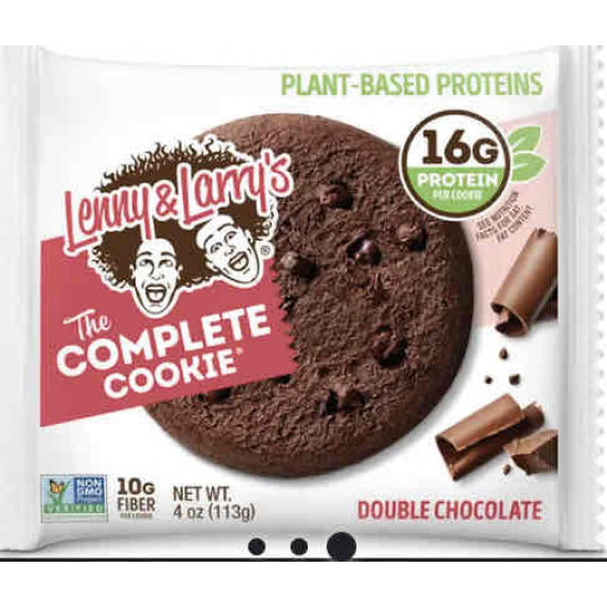 ليني&لاري كوكيز كاملة بروتين _شوكولاتة مزودجه _113جم