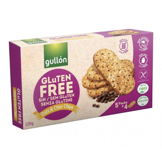 جولن بسكويت الشوفان ورقائق الشوكولاتة الخالية من الجلوتين_200غرام