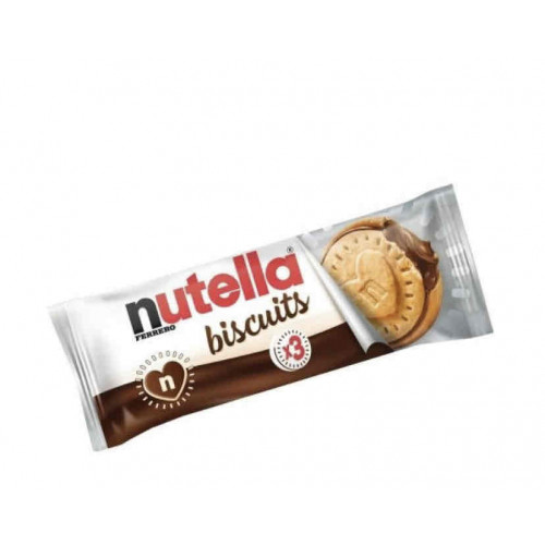 بسكويت نوتيلا بشوكولاتة الداكنه _3حبة*41,4عرام