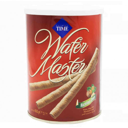 بسكويت تايم ويفر ماستر بحشوة كريمة البندق_250غرام