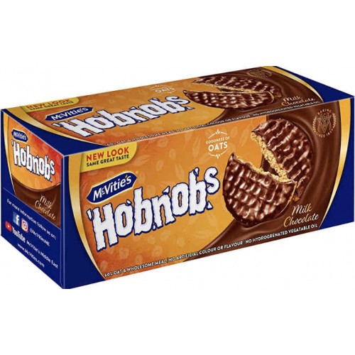 بسكويت القمح هوبنوبس بالشوفان المغطي بالشوكولاتة _300غرام