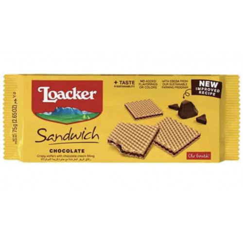 لواكر ويفر ساندويتش محشو بكريمة الشوكولاتة _25جرام