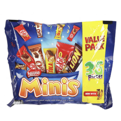 تشيكله من قطع شوكولاته الحليب والويفر المغطي بشوكولاتة الحليب _35حبه *420غرام