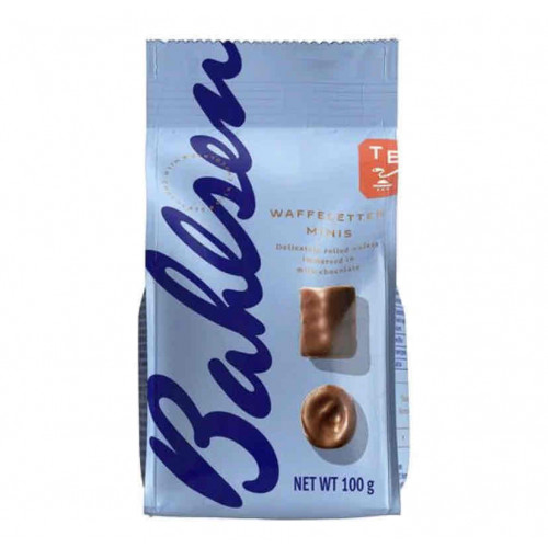 بالسين وافل ميني شوكولاتة بالحليب رول _100غرام