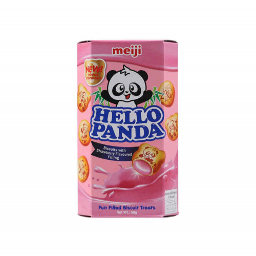 ميجي هالوباندا بسكويت بكريمة الفراولة 50 غرام