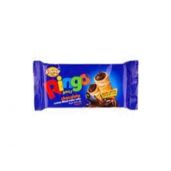 رينجو ويفر محشو بكريمة الشوكولاتة 