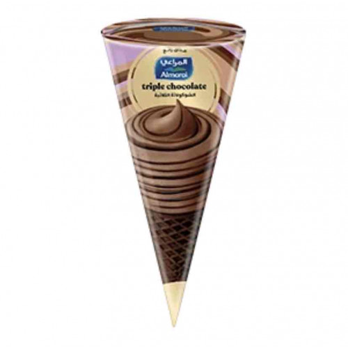 ايس كريم المراعي بالشوكلاته الثلاثية