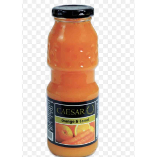 عصير سيزر برتقال وجزر 250 مل