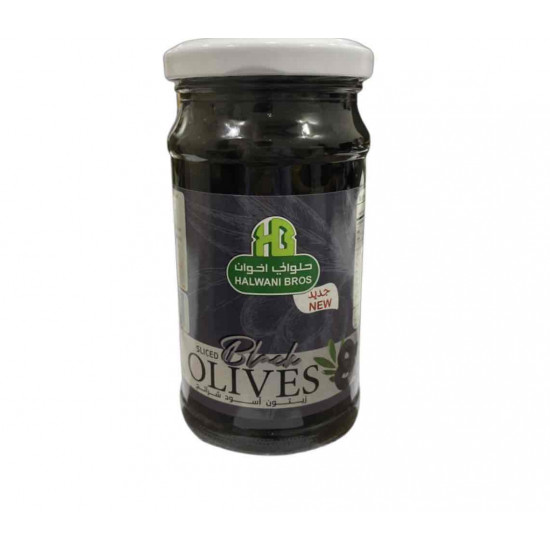 زيتون اسود شرائح حلواني 240 غرام 