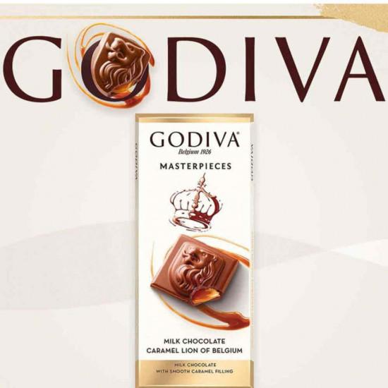 جوديفا ماستربيس لوح شوكولاتة بالحليب مع الكراميل _86 حجم