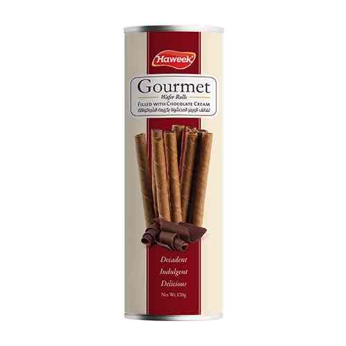 جورمية لفائف الويفر محشوة بكريمة الشوكولاتة مستورد -120غرام
