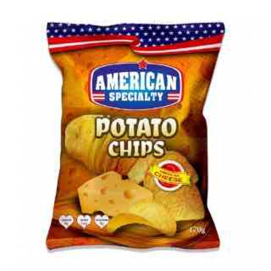 بطاطس أمريكانا رقائق بنكهة الجبنة الامريكيه -170غ