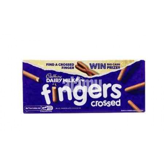 أصابع بسكويت مغطي بالشوكولاتة حليب كادبوري -مستورد-114غ