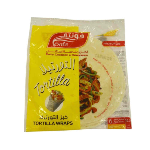 خبز التورتيلا أبيض فوتتي _390 غرام