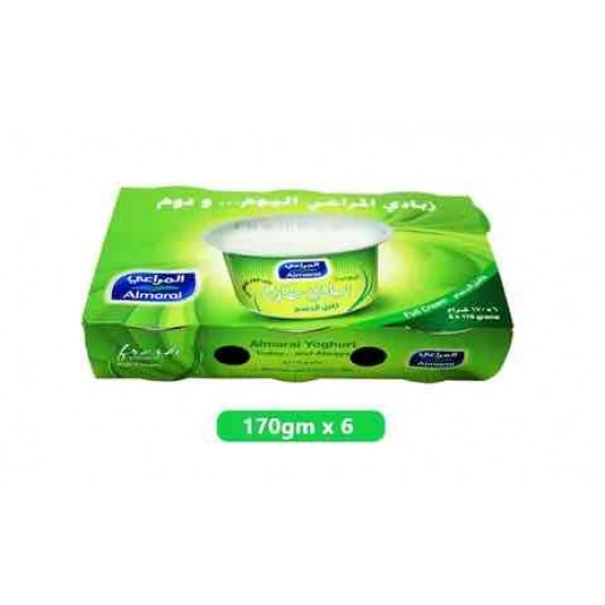 زبادي المراعي كامل الدسم 170x6جم