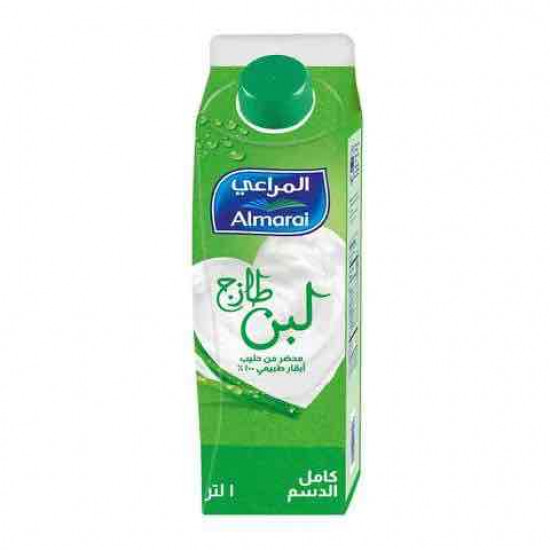 لبن المراعي طازج كامل الدسم 1لتر