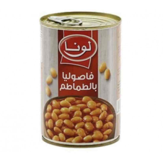 فاصوليا بالطماطم لونا 380 جم