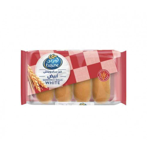 خبز لوزين ساندويش رول 4 حبات 